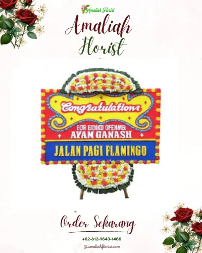 Bunga Papan Congratulation di Kasin